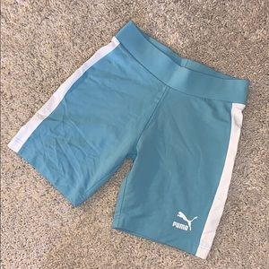 PUMA BabyBlue Biker Shorts